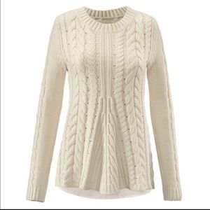 CAbi lace up sweater style:3157 size M